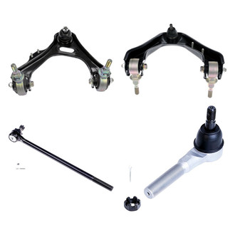 Dorman® - OE Solutions™ Front Driver Side Lower and Upper Control Arm with Ball Joint and Tie Rod End Kit