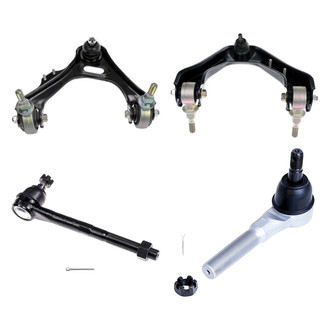 Dorman® - OE Solutions™ Front Driver Side Lower and Upper Control Arm with Ball Joint and Tie Rod End Kit