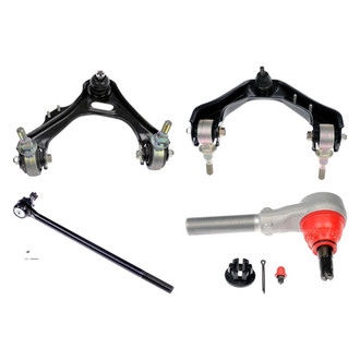 Dorman® - OE Solutions™ Front Driver Side Lower and Upper Control Arm with Ball Joint and Tie Rod End Kit