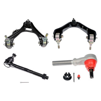 Dorman® - OE Solutions™ Front Driver Side Lower and Upper Control Arm with Ball Joint and Tie Rod End Kit