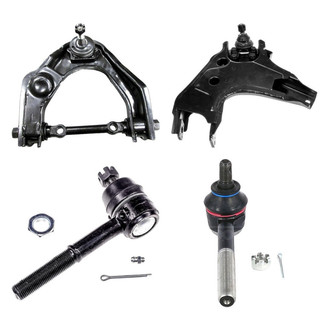 Dorman® - OE Solutions™ Front Driver Side Lower and Upper Control Arm with Ball Joint and Tie Rod End Kit