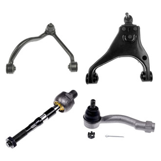 Dorman® - OE Solutions™ Front Driver Side Lower and Upper Control Arm with Ball Joint and Tie Rod End Kit