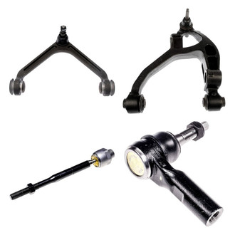 Dorman® - OE Solutions™ Front Driver Side Lower and Upper Control Arm with Ball Joint and Tie Rod End Kit