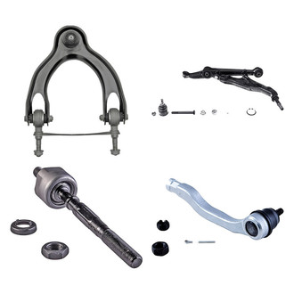 Dorman® - OE Solutions™ Front Driver Side Lower and Upper Control Arm with Ball Joint and Tie Rod End Kit