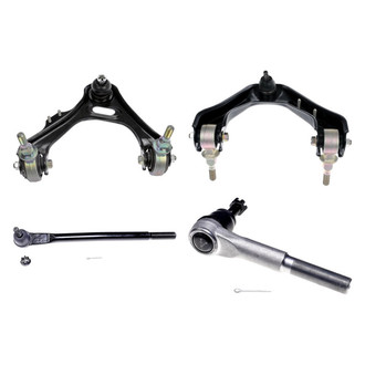 Dorman® - OE Solutions™ Front Driver Side Lower and Upper Control Arm with Ball Joint and Tie Rod End Kit