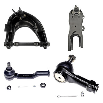 Dorman® - OE Solutions™ Front Driver Side Lower and Upper Control Arm with Ball Joint and Tie Rod End Kit