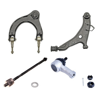 Dorman® - OE Solutions™ Front Driver Side Lower and Upper Control Arm with Ball Joint and Tie Rod End Kit