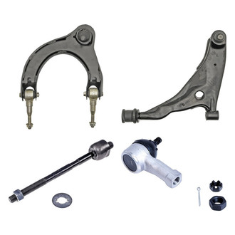 Dorman® - OE Solutions™ Front Driver Side Lower and Upper Control Arm with Ball Joint and Tie Rod End Kit