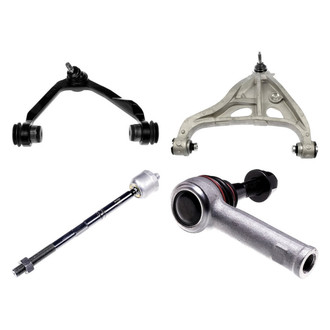Dorman® - OE Solutions™ Front Driver Side Lower and Upper Control Arm with Ball Joint and Tie Rod End Kit