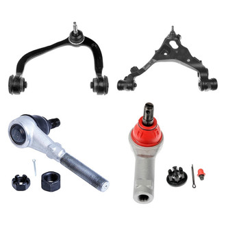 Dorman® - OE Solutions™ Front Driver Side Lower and Upper Control Arm with Ball Joint and Tie Rod End Kit