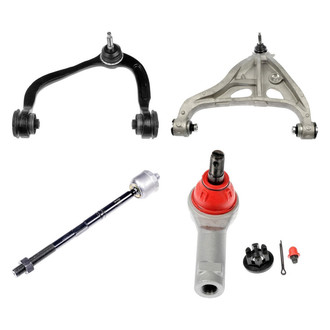Dorman® - OE Solutions™ Front Driver Side Lower and Upper Control Arm with Ball Joint and Tie Rod End Kit