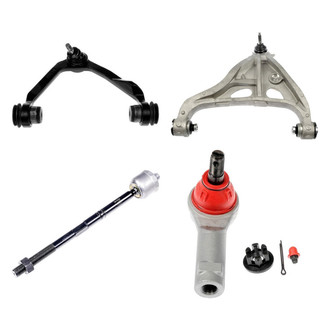 Dorman® - OE Solutions™ Front Driver Side Lower and Upper Control Arm with Ball Joint and Tie Rod End Kit