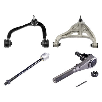 Dorman® - OE Solutions™ Front Driver Side Lower and Upper Control Arm with Ball Joint and Tie Rod End Kit