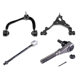 Dorman® - OE Solutions™ Front Driver Side Lower and Upper Control Arm with Ball Joint and Tie Rod End Kit