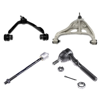Dorman® - OE Solutions™ Front Driver Side Lower and Upper Control Arm with Ball Joint and Tie Rod End Kit