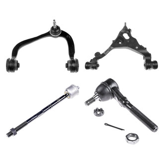 Dorman® - OE Solutions™ Front Driver Side Lower and Upper Control Arm with Ball Joint and Tie Rod End Kit
