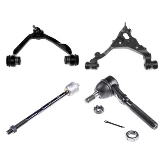 Dorman® - OE Solutions™ Front Driver Side Lower and Upper Control Arm with Ball Joint and Tie Rod End Kit