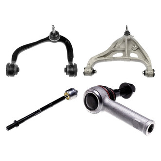 Dorman® - OE Solutions™ Front Driver Side Lower and Upper Control Arm with Ball Joint and Tie Rod End Kit