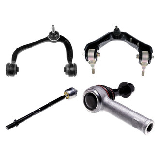 Dorman® - OE Solutions™ Front Driver Side Lower and Upper Control Arm with Ball Joint and Tie Rod End Kit