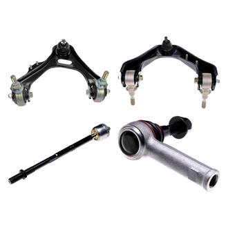 Dorman® - OE Solutions™ Front Driver Side Lower and Upper Control Arm with Ball Joint and Tie Rod End Kit
