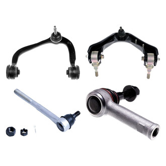 Dorman® - OE Solutions™ Front Driver Side Lower and Upper Control Arm with Ball Joint and Tie Rod End Kit