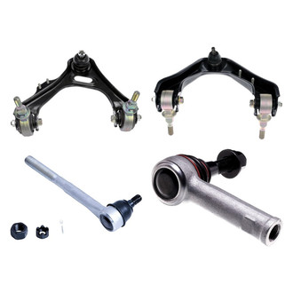 Dorman® - OE Solutions™ Front Driver Side Lower and Upper Control Arm with Ball Joint and Tie Rod End Kit