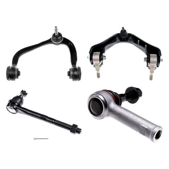 Dorman® - OE Solutions™ Front Driver Side Lower and Upper Control Arm with Ball Joint and Tie Rod End Kit