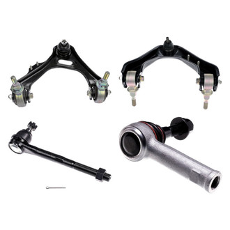 Dorman® - OE Solutions™ Front Driver Side Lower and Upper Control Arm with Ball Joint and Tie Rod End Kit