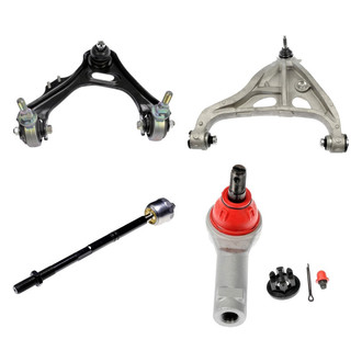 Dorman® - OE Solutions™ Front Driver Side Lower and Upper Control Arm with Ball Joint and Tie Rod End Kit