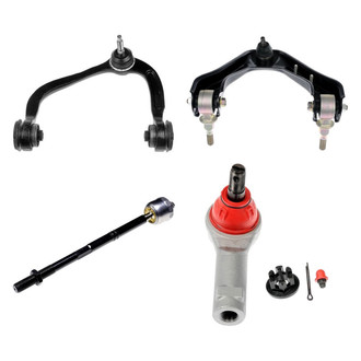 Dorman® - OE Solutions™ Front Driver Side Lower and Upper Control Arm with Ball Joint and Tie Rod End Kit