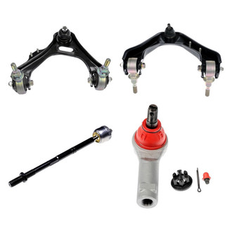 Dorman® - OE Solutions™ Front Driver Side Lower and Upper Control Arm with Ball Joint and Tie Rod End Kit