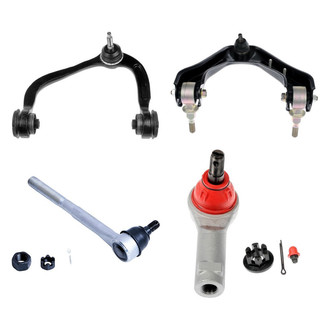 Dorman® - OE Solutions™ Front Driver Side Lower and Upper Control Arm with Ball Joint and Tie Rod End Kit