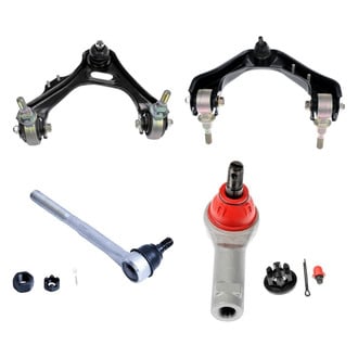Dorman® - OE Solutions™ Front Driver Side Lower and Upper Control Arm with Ball Joint and Tie Rod End Kit