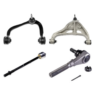 Dorman® - OE Solutions™ Front Driver Side Lower and Upper Control Arm with Ball Joint and Tie Rod End Kit