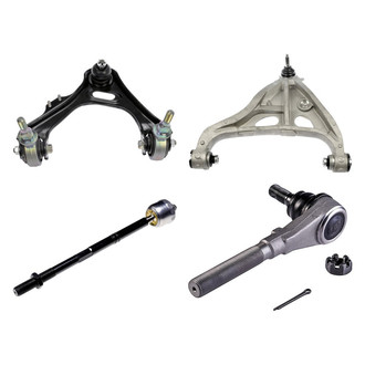 Dorman® - OE Solutions™ Front Driver Side Lower and Upper Control Arm with Ball Joint and Tie Rod End Kit