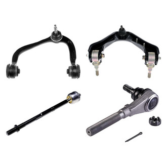 Dorman® - OE Solutions™ Front Driver Side Lower and Upper Control Arm with Ball Joint and Tie Rod End Kit