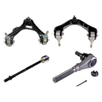 Dorman® - OE Solutions™ Front Driver Side Lower and Upper Control Arm with Ball Joint and Tie Rod End Kit