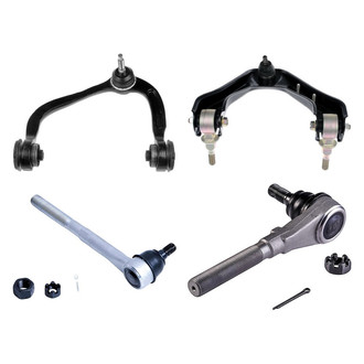 Dorman® - OE Solutions™ Front Driver Side Lower and Upper Control Arm with Ball Joint and Tie Rod End Kit