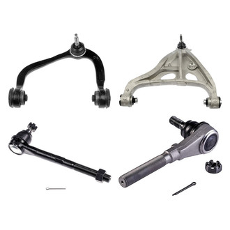 Dorman® - OE Solutions™ Front Driver Side Lower and Upper Control Arm with Ball Joint and Tie Rod End Kit