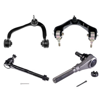 Dorman® - OE Solutions™ Front Driver Side Lower and Upper Control Arm with Ball Joint and Tie Rod End Kit