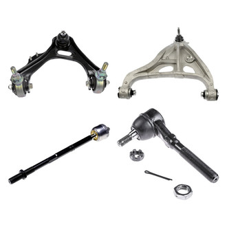 Dorman® - OE Solutions™ Front Driver Side Lower and Upper Control Arm with Ball Joint and Tie Rod End Kit
