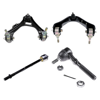 Dorman® - OE Solutions™ Front Driver Side Lower and Upper Control Arm with Ball Joint and Tie Rod End Kit