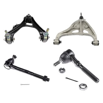 Dorman® - OE Solutions™ Front Driver Side Lower and Upper Control Arm with Ball Joint and Tie Rod End Kit