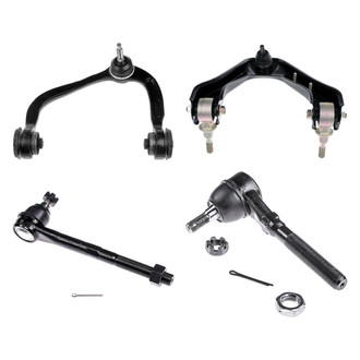 Dorman® - OE Solutions™ Front Driver Side Lower and Upper Control Arm with Ball Joint and Tie Rod End Kit