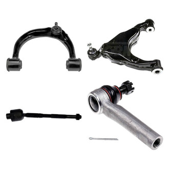 Dorman® - OE Solutions™ Front Driver Side Lower and Upper Control Arm with Ball Joint and Tie Rod End Kit