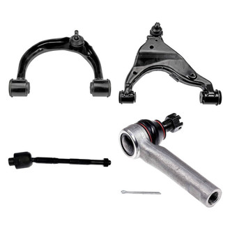 Dorman® - OE Solutions™ Front Driver Side Lower and Upper Control Arm with Ball Joint and Tie Rod End Kit