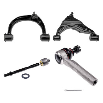 Dorman® - OE Solutions™ Front Driver Side Lower and Upper Control Arm with Ball Joint and Tie Rod End Kit