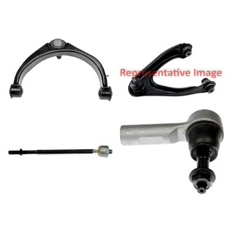 Dorman® - OE Solutions™ Front Driver Side Lower and Upper Control Arm with Ball Joint and Tie Rod End Kit