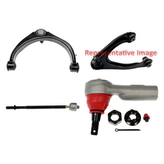 Dorman® - OE Solutions™ Front Driver Side Lower and Upper Control Arm with Ball Joint and Tie Rod End Kit