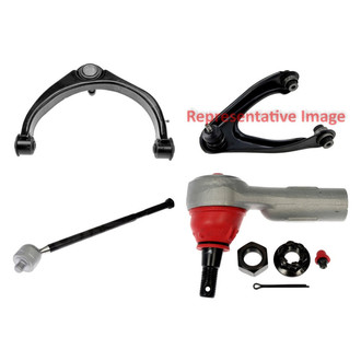 Dorman® - OE Solutions™ Front Driver Side Lower and Upper Control Arm with Ball Joint and Tie Rod End Kit